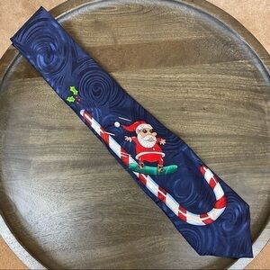 American Greetings Vintage Christmas Santa Tie